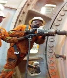 Mill relining & maintenance minière — intervention 4