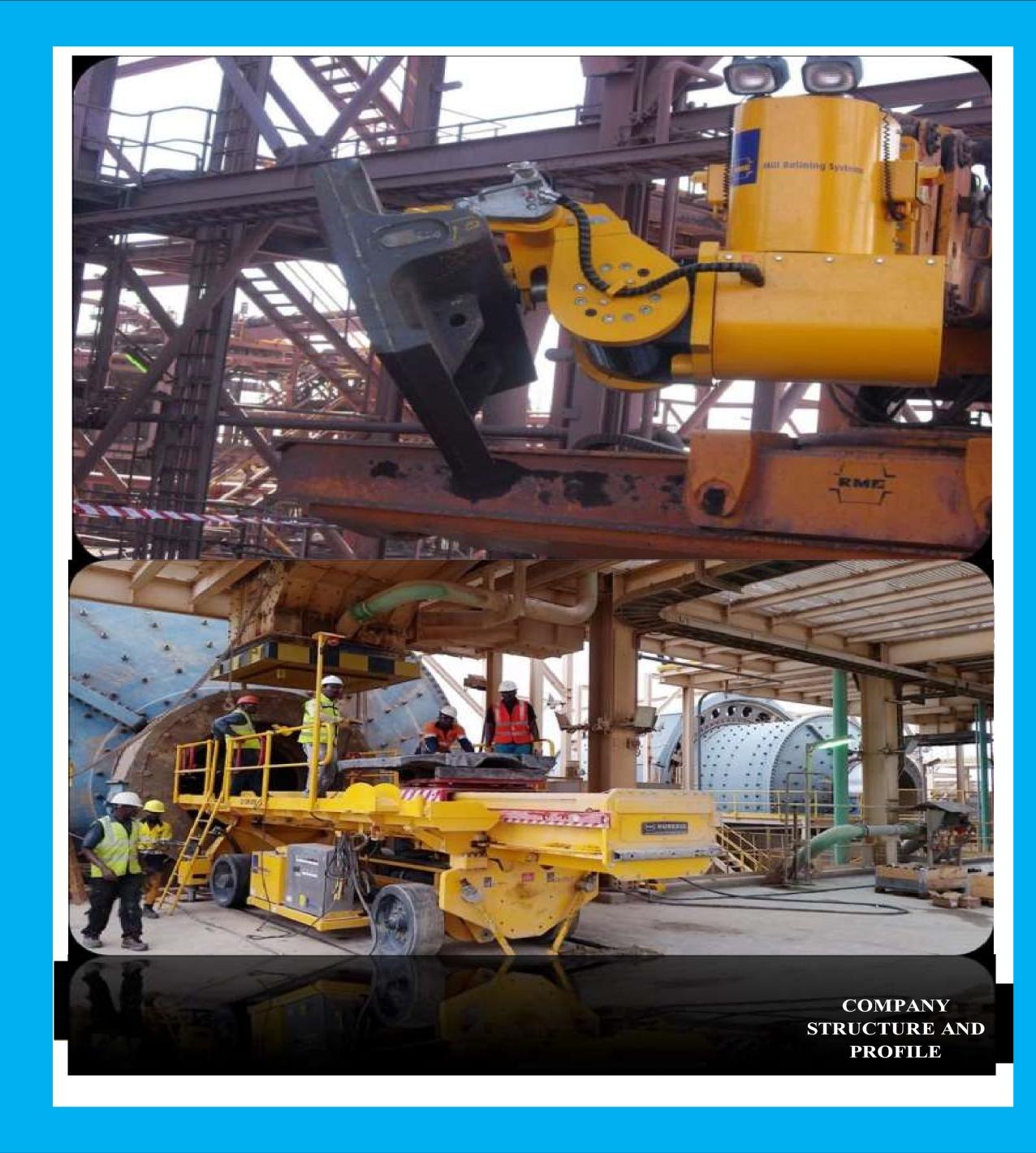 Mill relining & maintenance minière — intervention 7