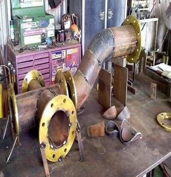 Fabrication de tuyauterie et goulottes