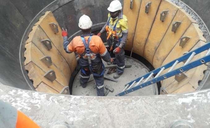Mill relining & maintenance minière — intervention 8